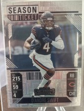 2024 CONTENDERS D'ANDRE SWIFT SEASON TICKET MOJO HOBBY FOOTBALL CARD BEARS 16