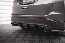 Street+ Heck Ansatz Diffusor passend für Ford Edge Mk2 schwarz Hochglanz