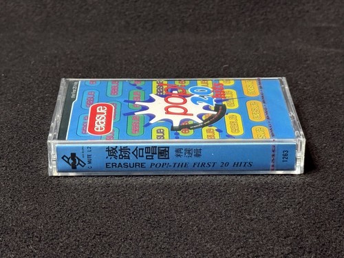 Erasure Pop! The First 20 Hits Taiwan Ltd Cassette Sealed 1992 RARE Promo Insert - Picture 3 of 6