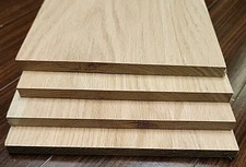 1/2" x 8"  Red Oak Thinwood Lumber Scroll Saw / Wider Craft Wood Pac. 4 pcs
