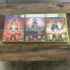 Fable 1, 2, 3 Trilogy - Xbox 360 Lot Of 3 - OG Xbox Fable - Great Disks - Tested