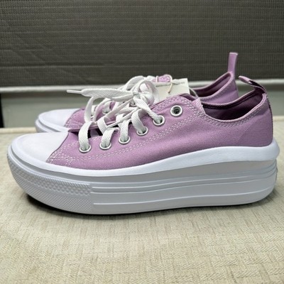 Converse Chuck Taylor All Star Move Amethyst/White Black Girl Classic Size 5