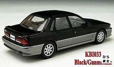 1/43 Mitsubishi Galant VR-4 1990 Black Gunmetal Diecast Car Japan