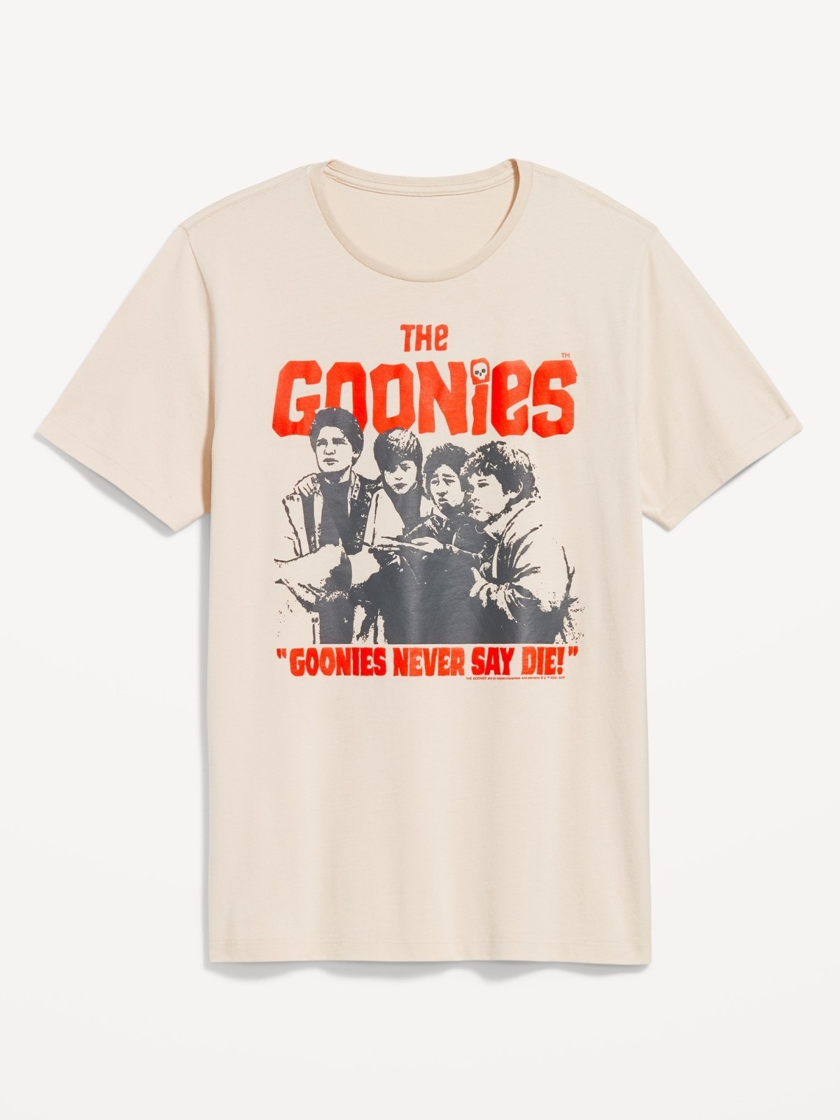Camiseta The Goonies Color Beige 100% Algodón Talla S-5XL