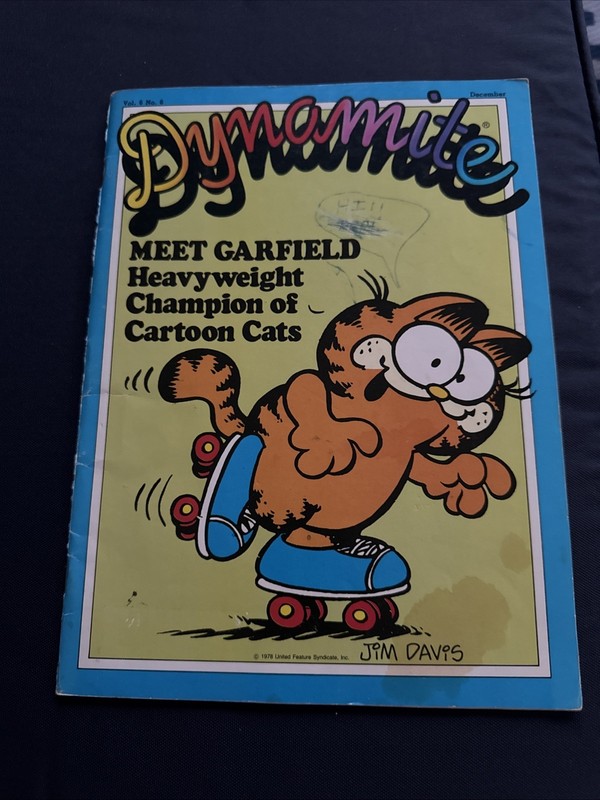 Dynamite Magazine Garfield December 1982 Vol 6 No 6