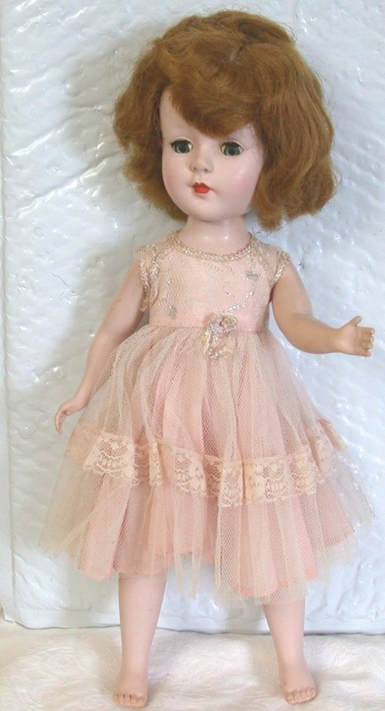 Vintage American Character Sweet Sue Walker Doll 15” Hard Plastic