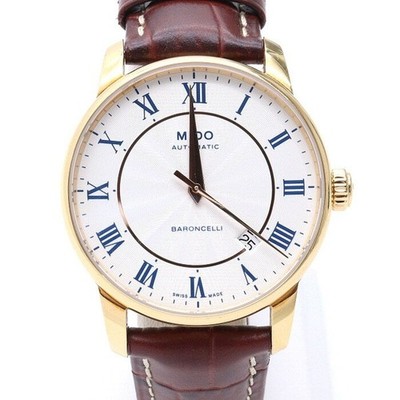 Mido Baroncelli Automatik 38mm Lederband Herrenuhr M8600.2.21.8 152888591