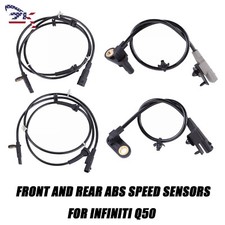 4ABS WHEEL SPEED SENSOR FRONT REAR R L FOR IN...