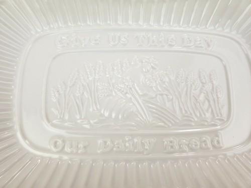 Godinger Silver Art Co. Porcelain Bread Tray w/ Silver Finish Serving Rack - Picture 7 of 7