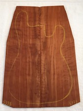 Redwood Curly Bookmatch Set Musical Guitar Tone Wood .35 x 12-15 x 22.5 - 5333
