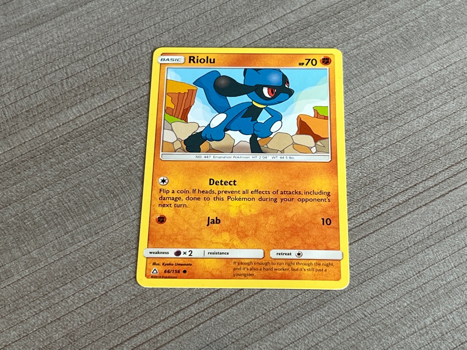 Pokemon Trading Card 2018 - Riolu