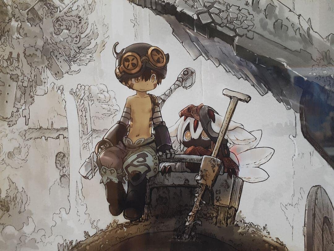 Made in Abyss Official Limited Manga Art Autograph Framed Painting - Merchandise