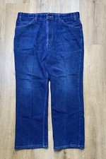 Vintage Levis 547 Jeans Men  s 38x29 Blue Dark Wash Brown Tab Straight Leg 1999