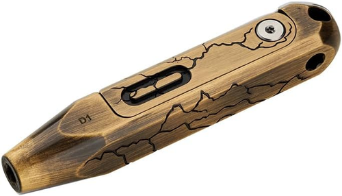Otacle D1 Cracked Brass Small EDC Multi Bit Pocket Screwdriver, 8 in 1 Mini Prec - Picture 4 of 12