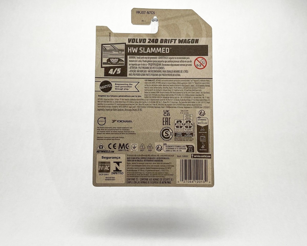 ホットウィール　 ボルボ 240 HW Slammed　スーパートレジャーハント Hot Wheels 2023 - Collector # 245/250 - HW Slammed 04/05
