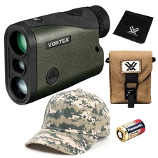 Vortex Optics Crossfire HD 1400 Laser Rangefinder w/Free Camo Digital Hat Bundle