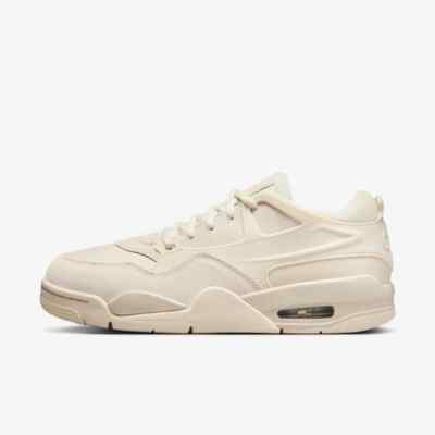New Nike Women's Air Jordan 4 RM Low Shoes - Legend Light New Nike Women's Air Jordan 4 RM Low Shoes - Legend Light