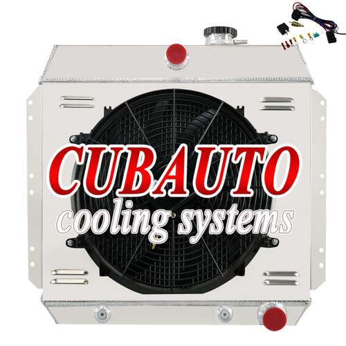 3 Row Radiator Shroud Fan For Chevy Bel Air Fleetline Styleline Deluxe V8 49-54 - Bild 2 von 10