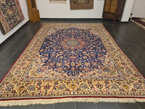 Perserteppich Orientteppich Handgeknüpfter Teppich Keshan Royal 375x260cm - Bild 7 von 23
