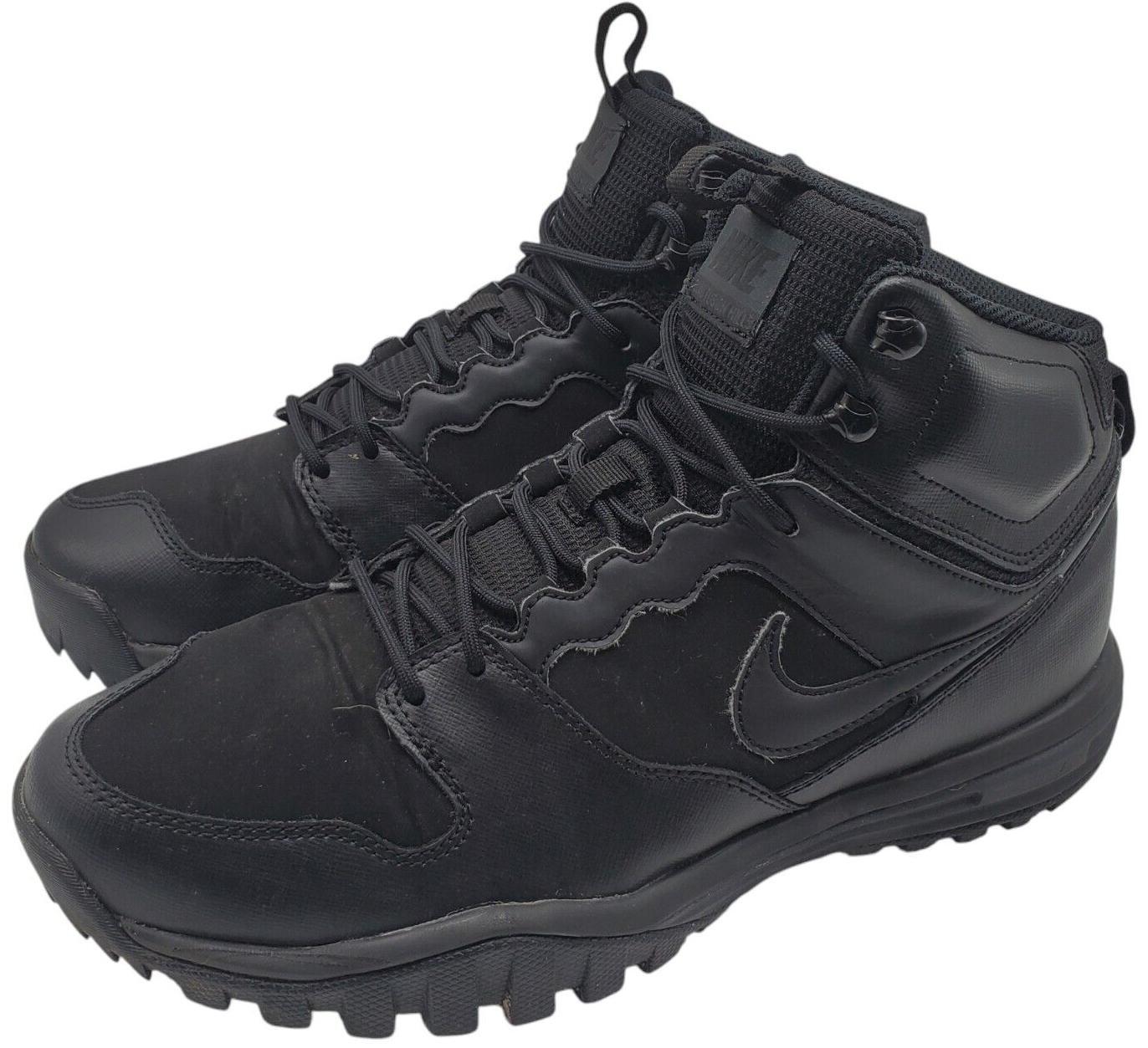 Buy Size 7 - Nike Dual Fusion Hills Leather Mid Black online  display picture 3