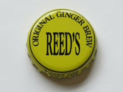 Beer SODA Bottle Cap ~*~ REED'S Raspberry Ginger Brew ~ Los Angeles, CALIFORNIA 