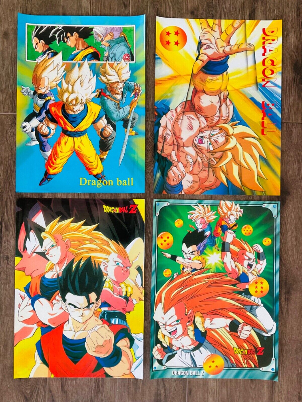 Poster Adesivo Anime Dragon Ball Z Goku Gohan Goten - Cogumelo