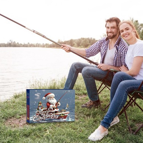 Angel-Adventskalender 2024 mit 24 einzigartigen Fischködern für Angler - Bild 11 von 12
