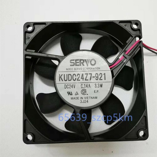 SERVO KUDC24Z7-921 24V 0.14A 3.3W 9CM 9025 2-wire inverter fan - 第 1/2 張圖片