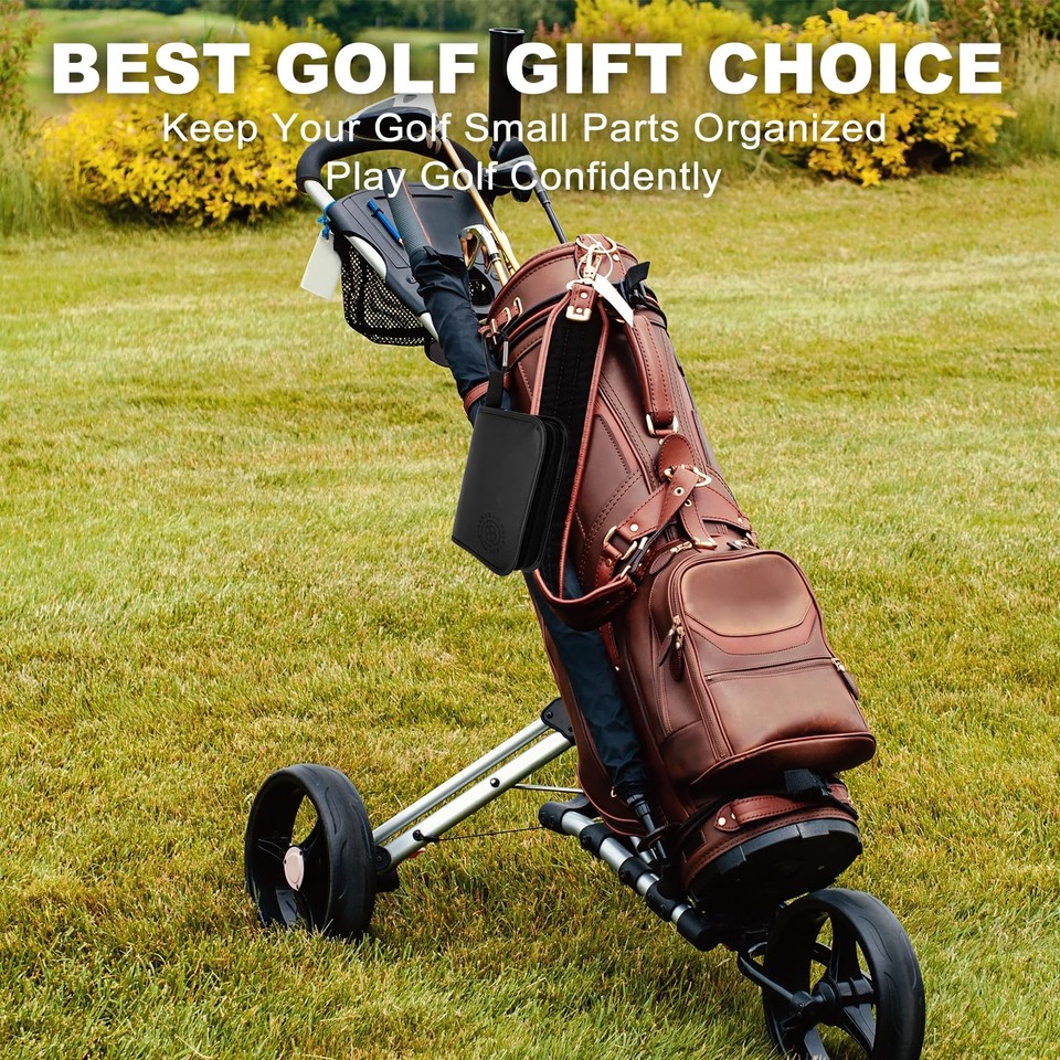 Golf Accessories for Men and Women Golf Gifts for Him with Leather Case