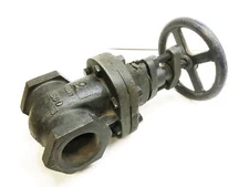 NIBCO Class 125 Iron Body 2" Threaded Gate Valve T-619 USED