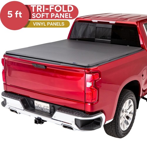 TACTIK 5' Toyota Tacoma 2016-2025 Tri-Fold Soft Panel Tonneau Cover