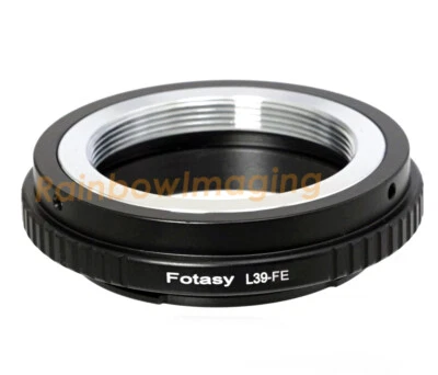 FOTASY 39mm M39 L39 Lens to Sony E-Mount a6500 a6400 a6300 a6000 a7c Alpha 1 Adapter