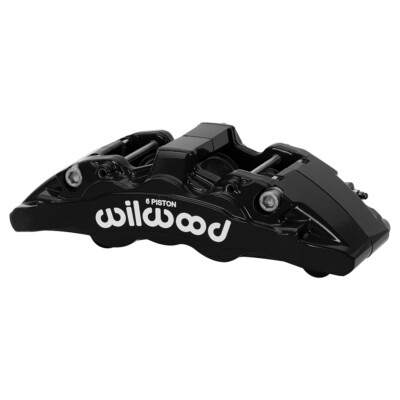 Wilwood 120-17295 AeroDM Lug Mount Bremssattel Rechts 6 Kolben Schwarz