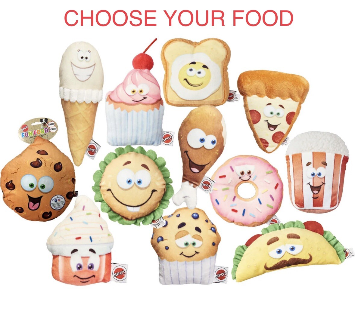 Ethical Fun Food Blueberry Muffin Plush Dog Toy Ethical Fun Food Blueberry Muffin Plush Dog Toy