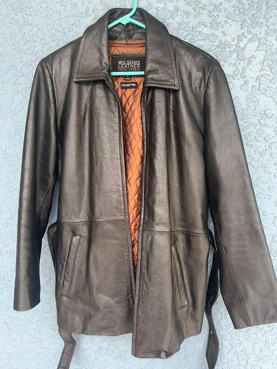 Wilsons Leather RN 69426 Large Women s Black Leather Jacket