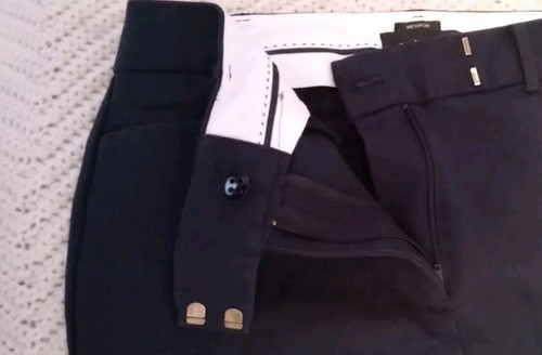 Talbots Women's Newport Navy Blue Straight Leg Trousers Pants Size 6 - Picture 3 of 8