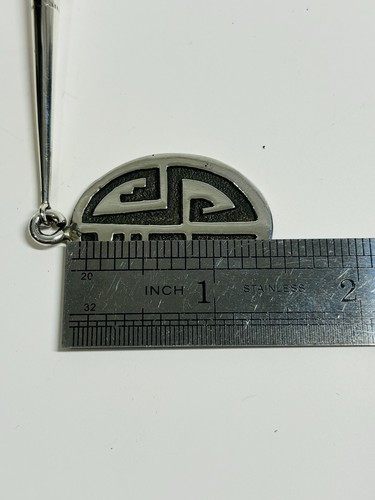 Sterling Silber .925 Mann im Labyrinth Bolokrawatte - Bild 12 von 12