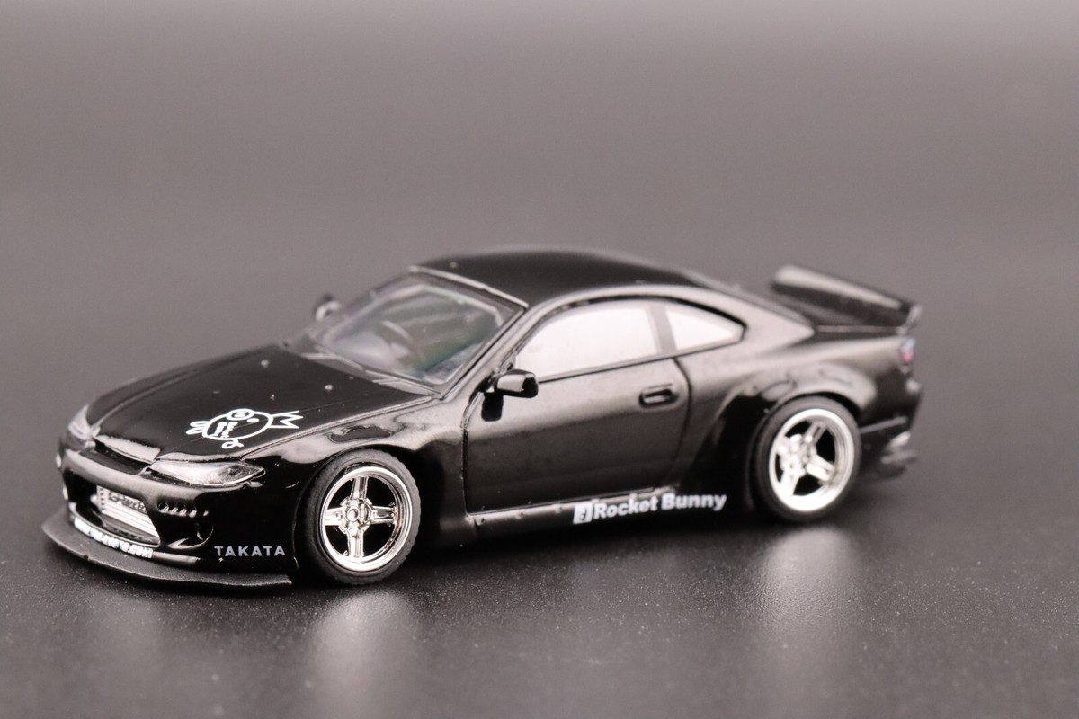 Buy Mini GT Nissan Silvia S15 Rocket Bunny Black Pearl RHD #602 1/64