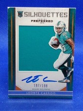 2016 Panini Preferred Rookie Silhouettes /199 Leonte Carroo #89 Rookie Auto RC