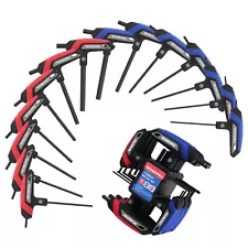 14-Piece T-Handle Allen Wrench Set, Metric & SAE T Handle Hex Key with Rack