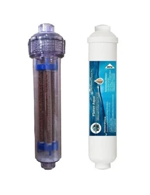 PLANET-AQUA VITAL FILTER SET Negativ Ionen + MINERALIEN Wasserfilter Umkehr Osmose Anlage