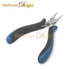 Round Nose Plier Snipe Ergonomic Jewelry Making Craft Tool Black/Blue Handle 