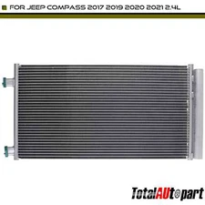 New A/C Condenser for Jeep Compass Renegade Ram ProMaster City Fiat 500X L4 2.4L