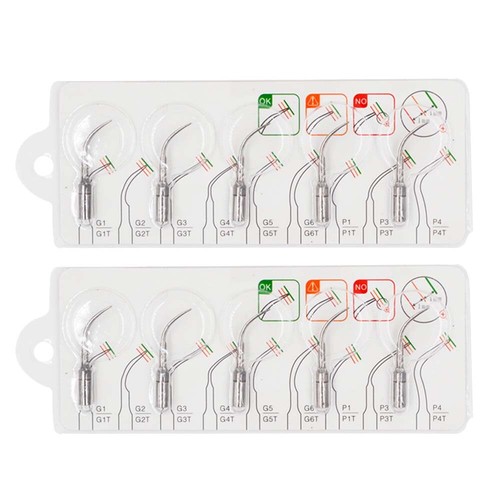 10Pcs G1T Dental Ultrasonic Scalers Scaling Tips for EMS WOODPECKER Handpiece - Picture 2 of 8