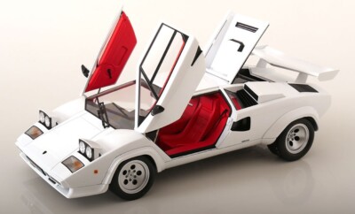 未開封 1/18 Lamborghini Countach 5000S ホワイト LAMBORGHINI COUNTACH LP 5000 S QV WHITE - 1/12 SCALE DIECAST - BY
