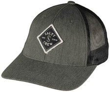 Salty Crew Boy's Sealine Retro Trucker Hat - Heather Grey - New