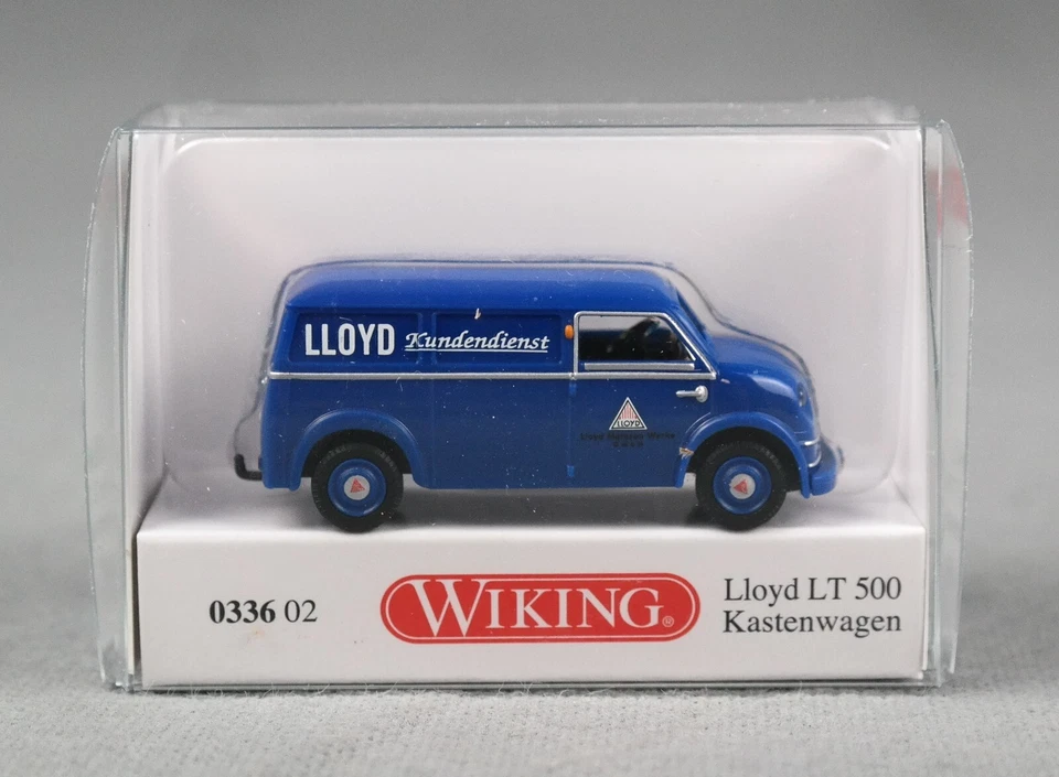 WIKING 033602/0336 02 H0,1:87 Lloyd LT 500 Kastenwagen "Lloyd Kundendienst" NEU!