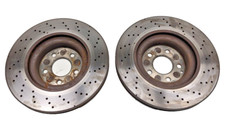 07-13 MERCEDES BENZ S550 W221 FRONT ROTOR DISC BRAKE DRILLED PAIR OEM