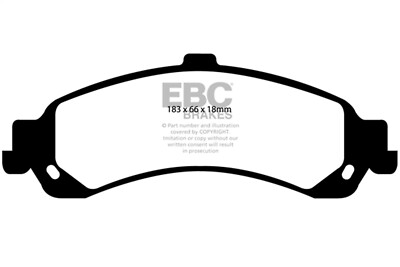 EBC Brakes ED91635 Extra Duty Bremsbeläge Für Lkw SUV