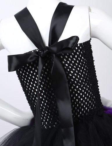 Kids Girls Halloween Cosplay Dress Vampire Witch Costume Holiday Party Dress Set - 第 11/32 張圖片